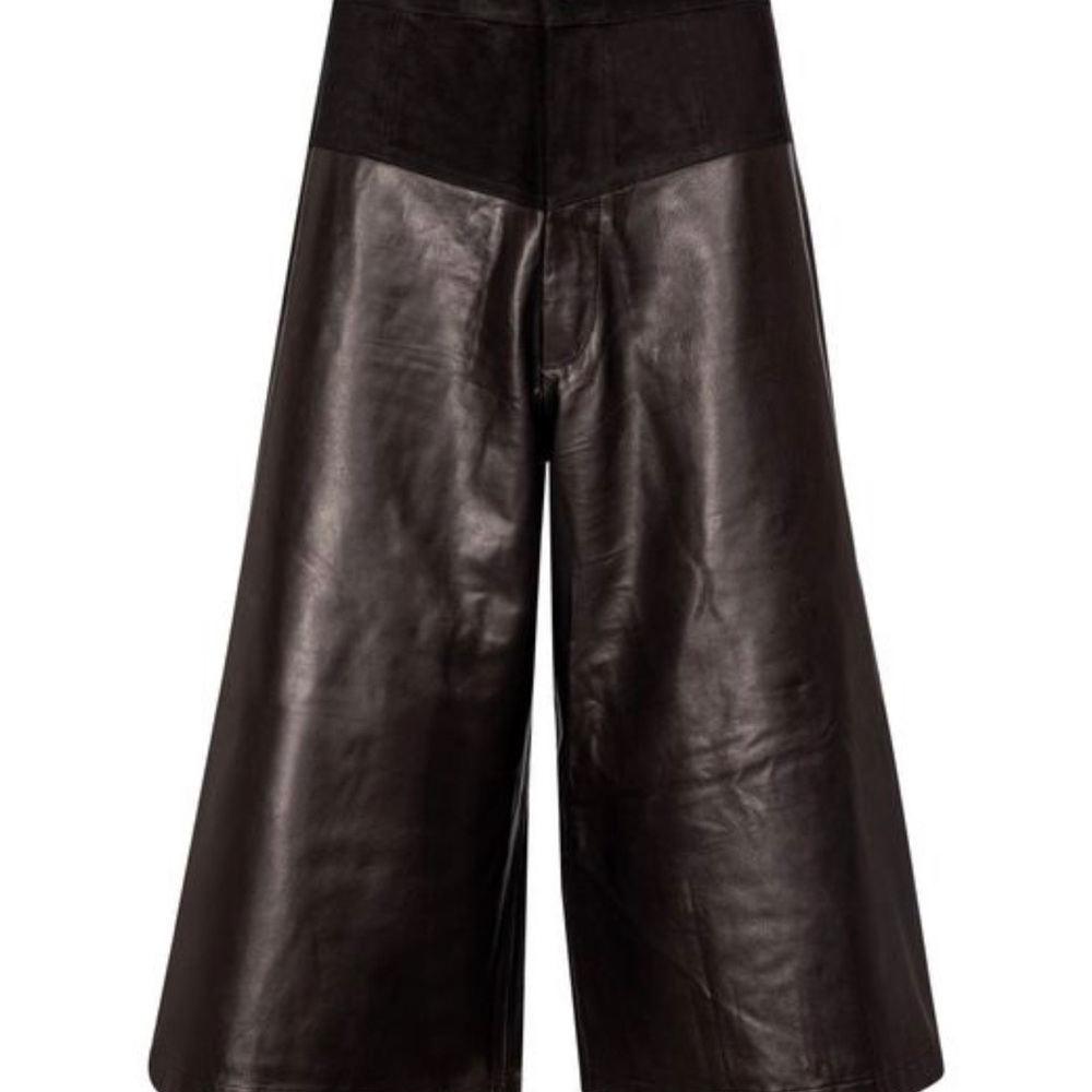 NWT J Brand Evie Leather Culotte SZ 28